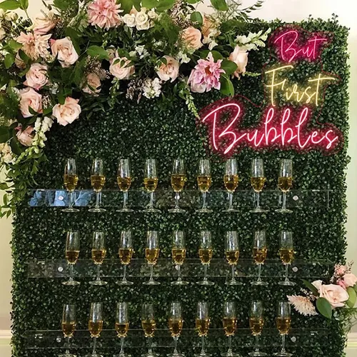 But First Bubbles Neon Sign - Custom Coasters Now