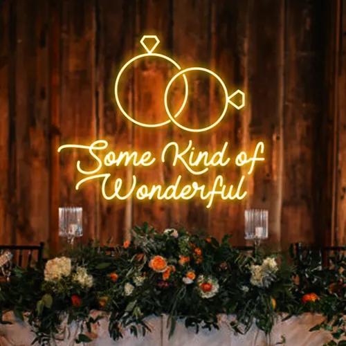 Some Kind Of Wonderful Neon Sign - Custom Coasters Now