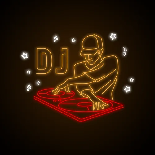 DJ Neon Sign - Custom Coasters Now