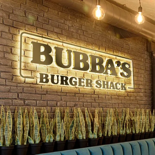 Back Lit Sign - Custom Coasters Now