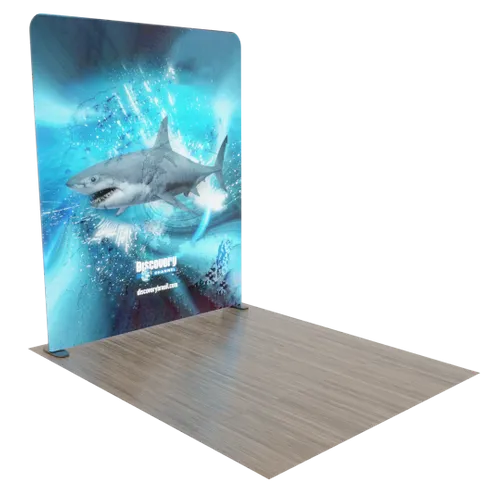Custom Backlit Trade Show Display Tension Fabric 8' x 8' - Custom Coasters Now
