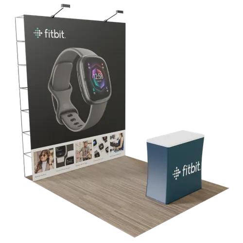 Custom Pop Up Trade Show Display 8' x 8' (ft) - Custom Coasters Now