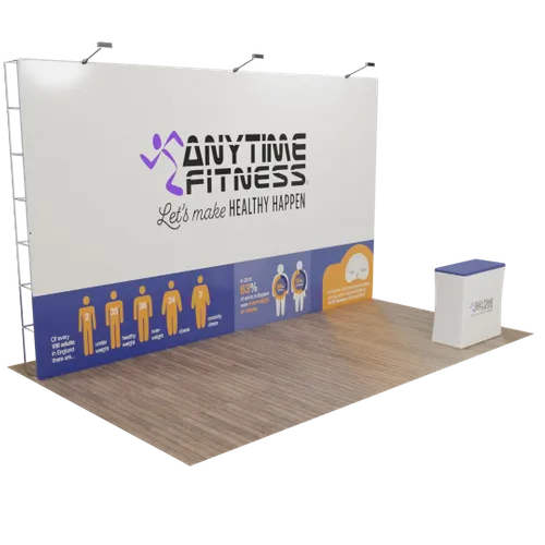 Custom Pop Up Trade Show Display 20' x 10' - Custom Coasters Now