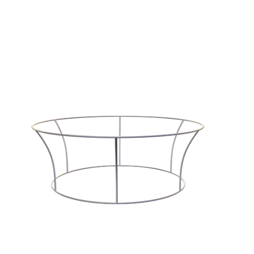 Custom Tapered Circle Personalized Trade Show Hanging Signs - Custom Coasters Now