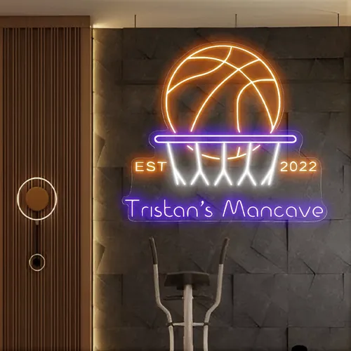 Tristans Mancave Neon Sign - Custom Coasters Now
