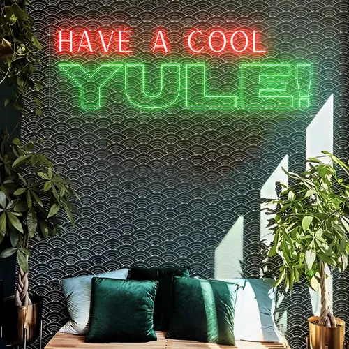 Have a Cool Yule! Neon Sign