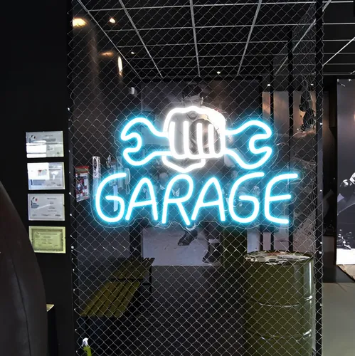 Garage Neon Sign - Custom Coasters Now