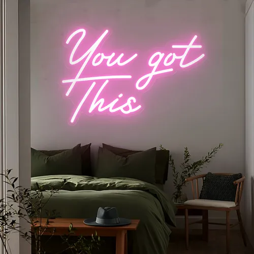 You Got This Neon Sign - Custom Coasters Now