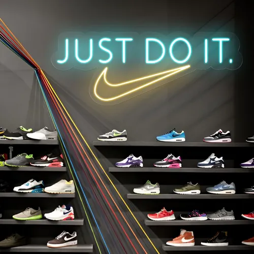 Just Do It Neon Sign - Custom Coasters Now
