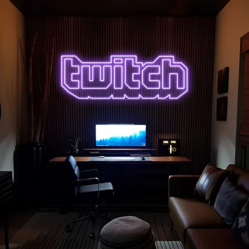 Twitch Neon Signs - Custom Coasters Now