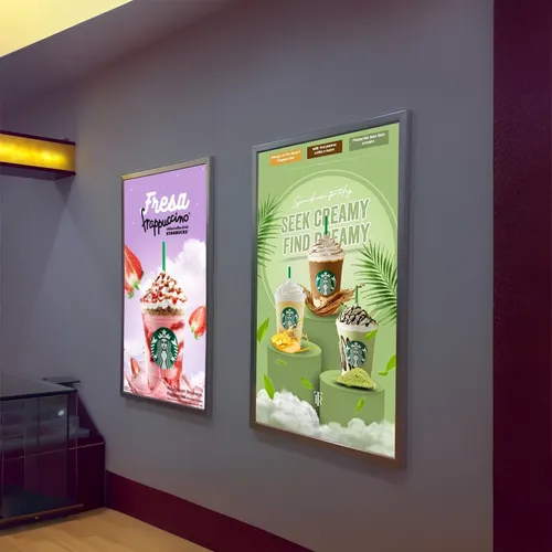 Aluminum Photo Frame Slim light Box - Custom Coasters Now