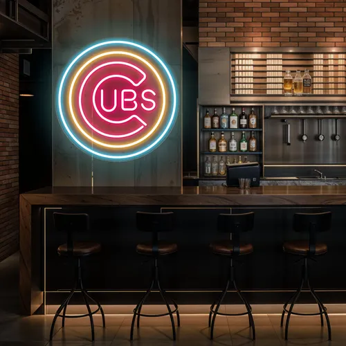 Cubs Neons Sign - Custom Coasters Now