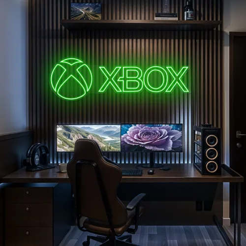Xbox Neon Sign - Custom Coasters Now