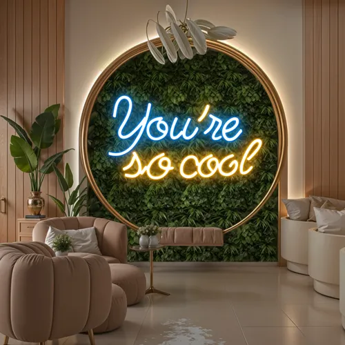 You're So Cool Neon Sign - Custom Coasters Now