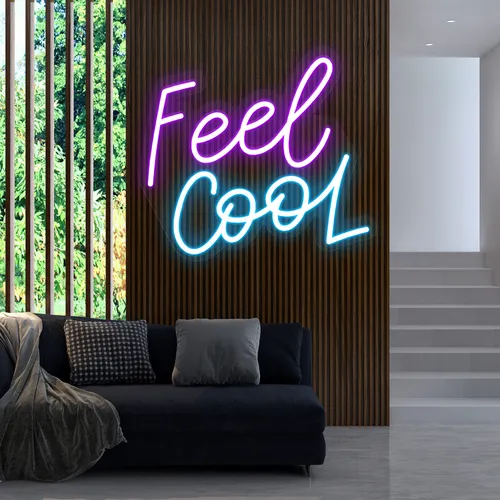 Feel Cool Neon Sign - Custom Coasters Now