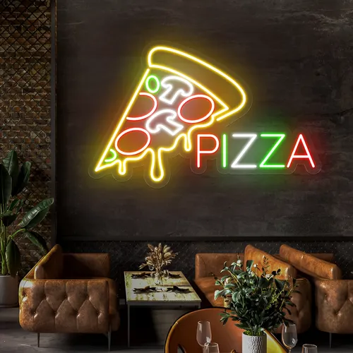 Pizza Neon Signs - Custom Coasters Now