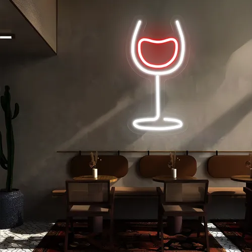 Aura Glass Neon Signs - Custom Coasters Now