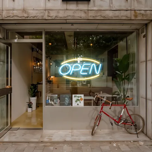 Open Window Neon Sign