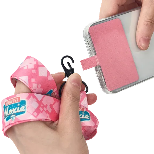 Lanyard & Blank Insert Phone Wallet - Custom Coasters Now