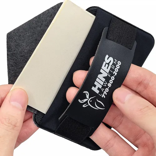 Leather Phone Wallet with Hand Grip - Custom Coasters Now