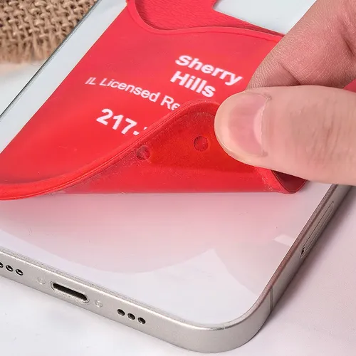 Silicone Phone Wallet Card Holder - Custom Coasters Now
