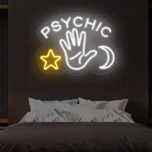 Psychic Neon Signs - Custom Coasters Now