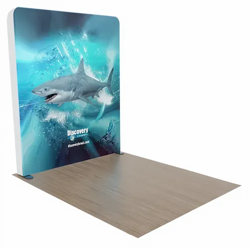 Custom Backlit Trade Show Display Tension Fabric 8' x 8' - Custom Coasters Now