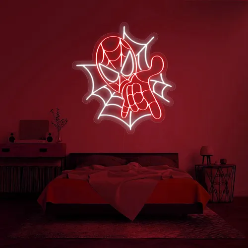 Custom Spiderman Neon Signs - Custom Coasters Now
