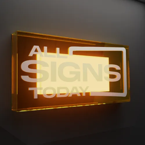 Full Lit Acrylic Box - Custom Coasters Now