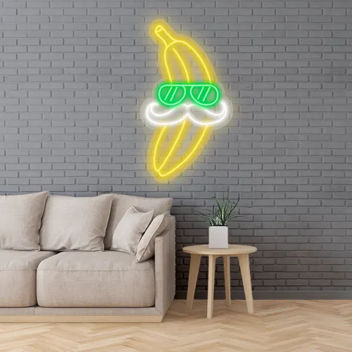 Custom Banana Neon Signs - Custom Coasters Now