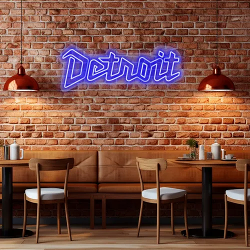 Custom Neon Signs Detroit - Custom Coasters Now