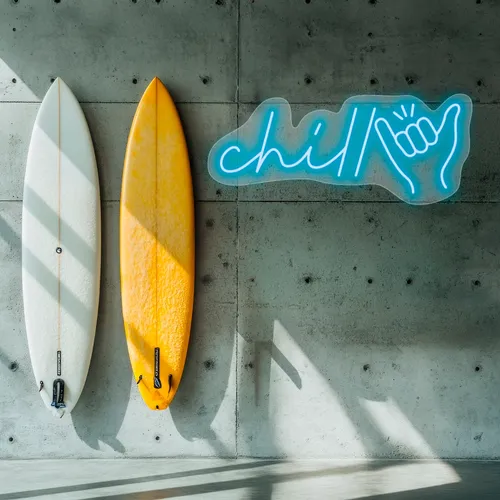 Custom Chill Neon Signs - Custom Coasters Now