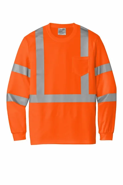 CornerStone ANSI 107 Class 3 Mesh Long Sleeve Tee. CS203 - Custom Coasters Now