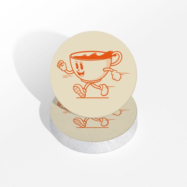 Custom Coffee Coasters For Sale (100s Types & Styles