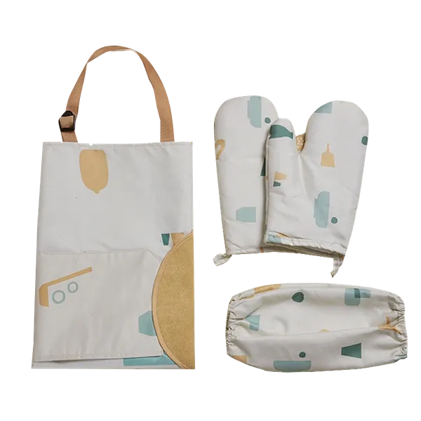 Striped Three-Piece Apron - Custom Coasters Now