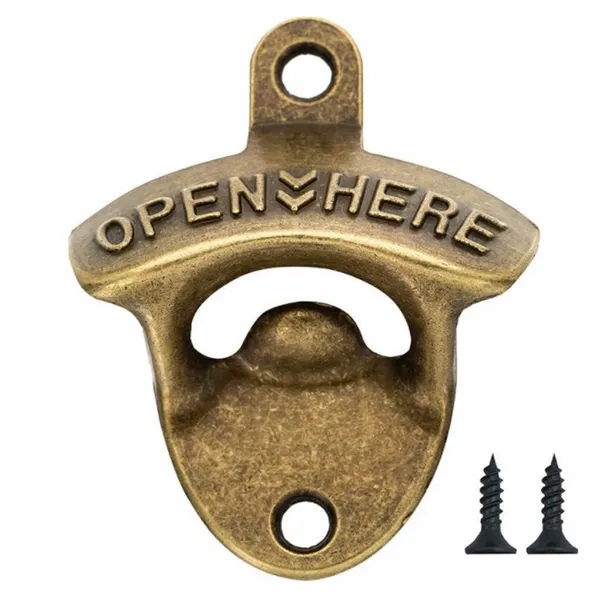 Brass Bottle Opener - Custom Coasters Now