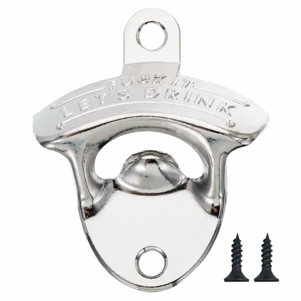 Shining Silver Bottle Opener - Custom Coasters Now