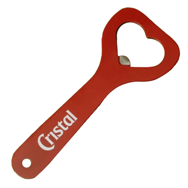 Heart-Shaped Bottle Opener - Custom Coasters Now