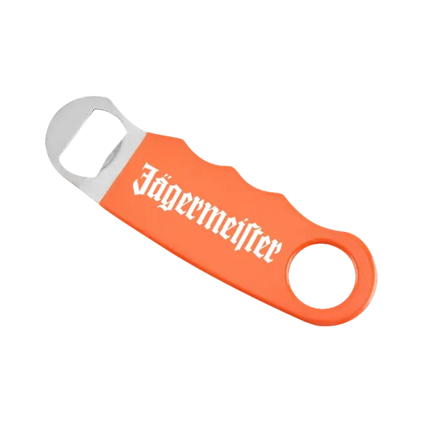 Orange Hand Grip Flat Bottle Opener - Custom Coasters Now