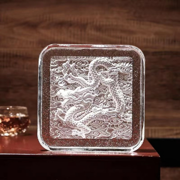 Customized Crystal Carving Coaster - Custom Coasters Now