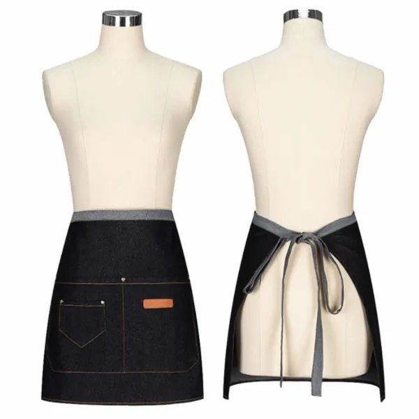 Half Waist Denim Apron - Custom Coasters Now
