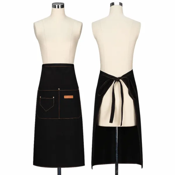 Lengthy Mid-Waist Denim Apron - Custom Coasters Now