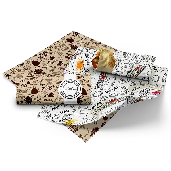 Food Wrapping Paper - Custom Coasters Now