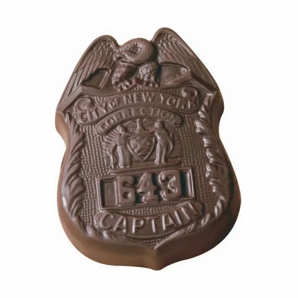 Chocolate Shapes-Badge - Custom Coasters Now