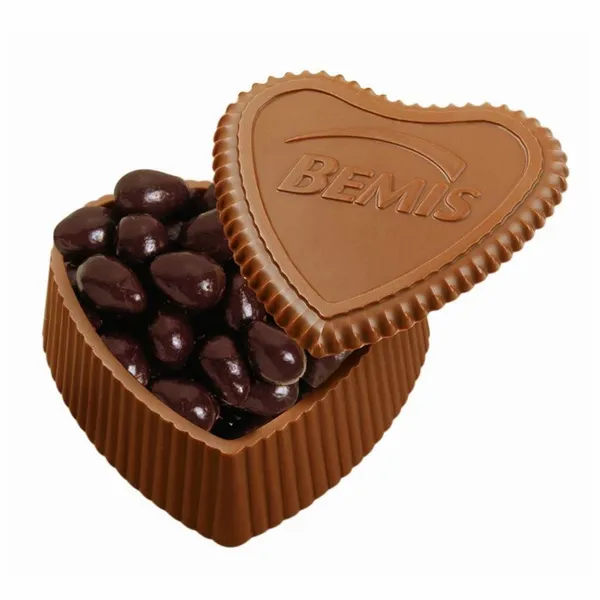 Heart Box with Premium Confection - Custom Coasters Now