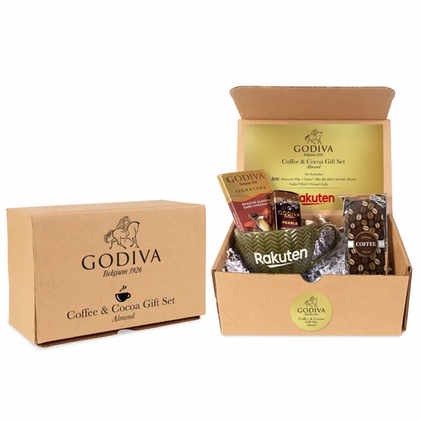 Godiva Coffee and Cocoa Gift Set - Almond - Custom Coasters Now