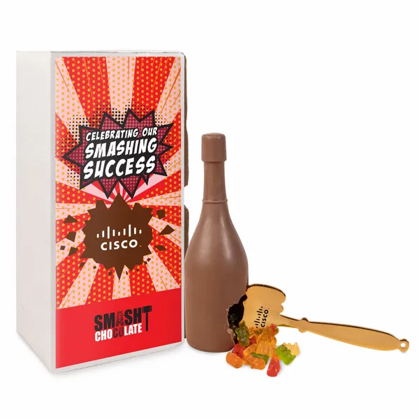Clever Candy Smash Chocolate with Gummy Bears - Custom Coasters Now
