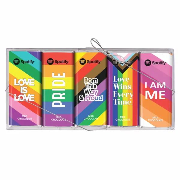 Pride 5 Pack Chocolate Bar Set - Custom Coasters Now