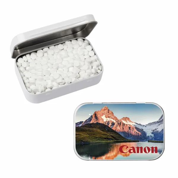 Rectangular Tin - MicroMints® - Custom Coasters Now