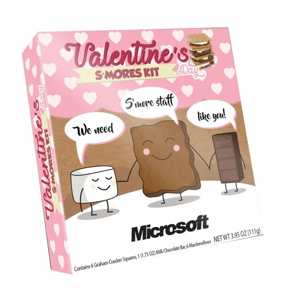 Valentines Day Smores Kit - Custom Coasters Now